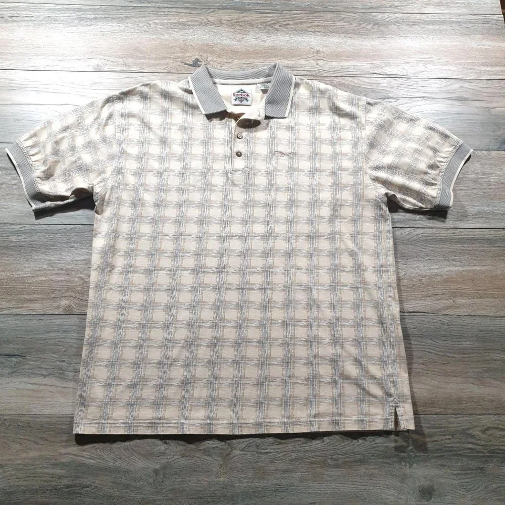 Reebok Golf Mens Short Sleeve Polo Shirt Active Sport Athletic Casual - Picture 1 of 9